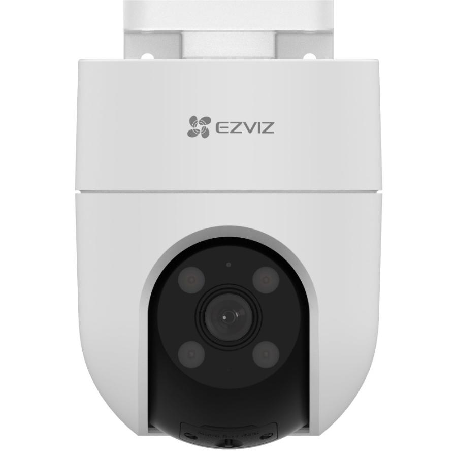 防犯カメラ 監視カメラ 屋外 EZVIZ H8C 3MP 300万画素 有線 Wi-Fi 暗視 双方向 会話 スマホ対応 防塵 防水 検知 助成金(補助金)対応機種 ホワイト CS-H8C ◆宅 | EZVIZ