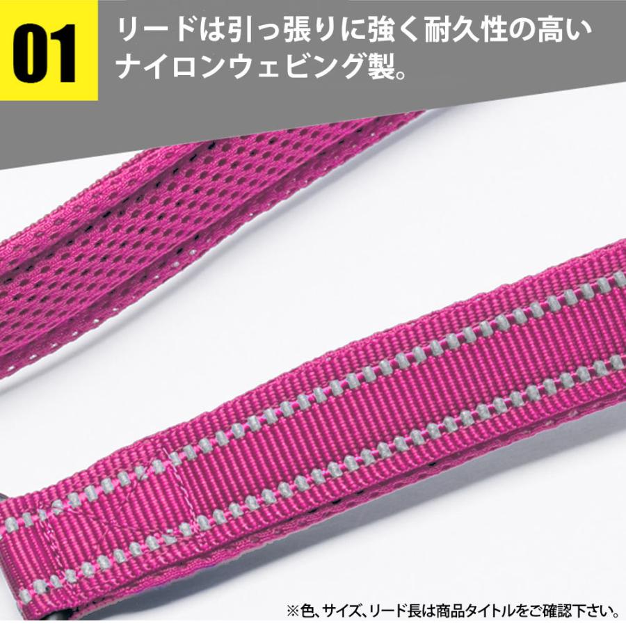 Truelove 犬 リード 散歩 超小型犬 XSサイズ(1-5kg) 幅1.0cm 長さ110cm ナイロン 3M反射素材 高強度ナスカン 水洗い パープル TLL2111-1M-PU-XS ◆宅 | ブランド登録なし | 03
