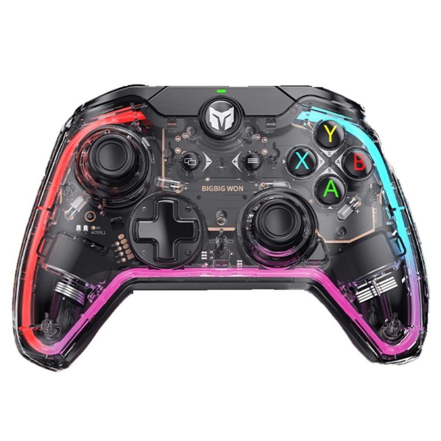 ゲーミングコントローラー Bigbig Won Rainbow Usb接続 Pc Switch Ps4 Ps5対応 Aurora Rgb 3 5mmステレオミニプラグ搭載 透明なデザイン Rainbow 宅 風見鶏 通販 Paypayモール