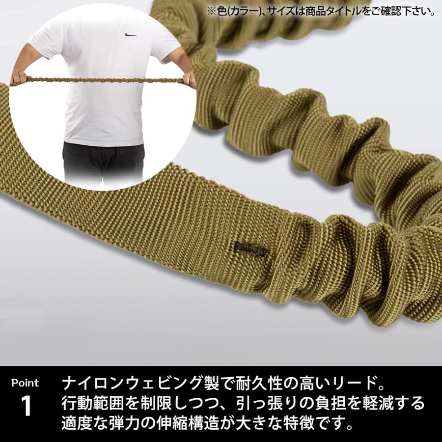 Truelove 授権店 犬 リード 散歩 お出かけ おしゃれ Lサイズ 幅 2.5cm 長さ 120-160cm ナイロン SBR防水素材 パッド入ハンドル オレンジ TLL2281-OR-L ◆宅 |  | 02