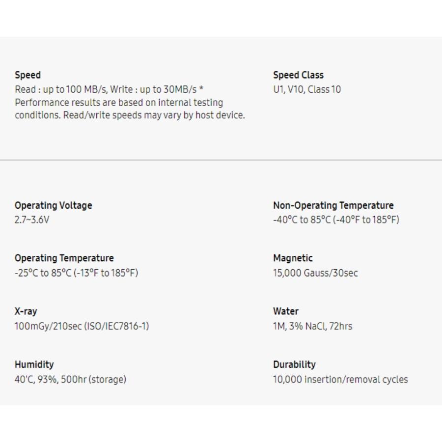 samsung 32gb pro endurance microsdhc