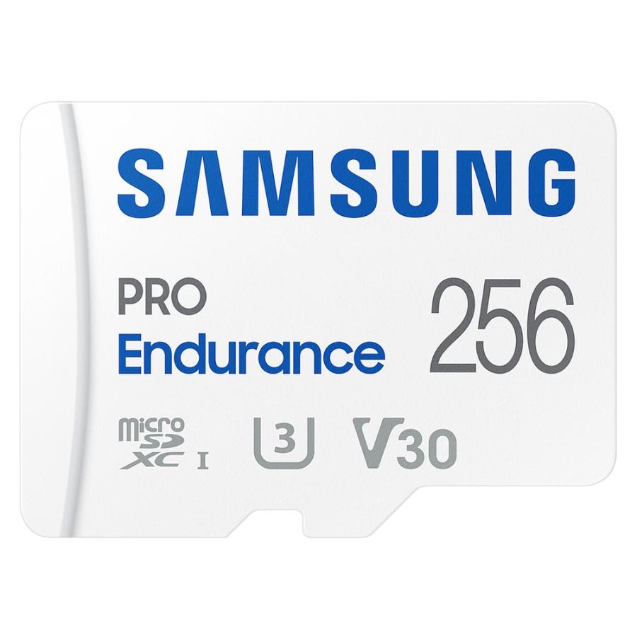 microSDXCカード 256GB 高耐久 Samsung サムスン PRO Endurance Class10 UHS-I U3 V30 4K R:100MB/s W:40MB/s SDアダプタ 海外リテール MB-MJ256KA/APC ◆コ