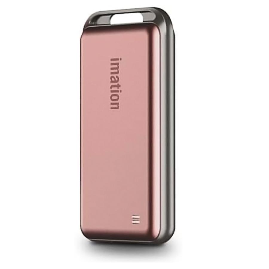 ポータブル SSD 1TB imation イメーション 外付けSSD i9 USB3.2 Gen2 R:1100MB/s W:1000MB/s USB-C 耐衝撃 ローズゴールド 海外リテール IM1TPS1C1N4F-RG ◆宅 | イメーション