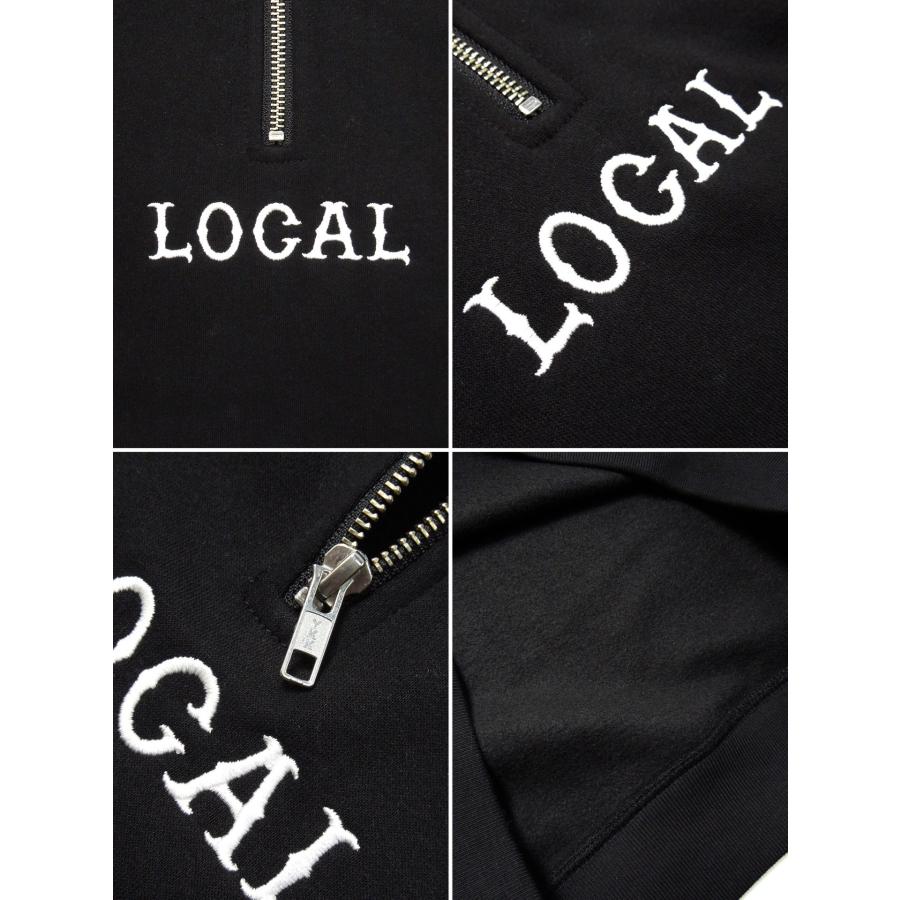 [CUTRATE] CLASSIC LOCAL LOGO EMBROIDERY HALF ZIP SWEAT |  | 06