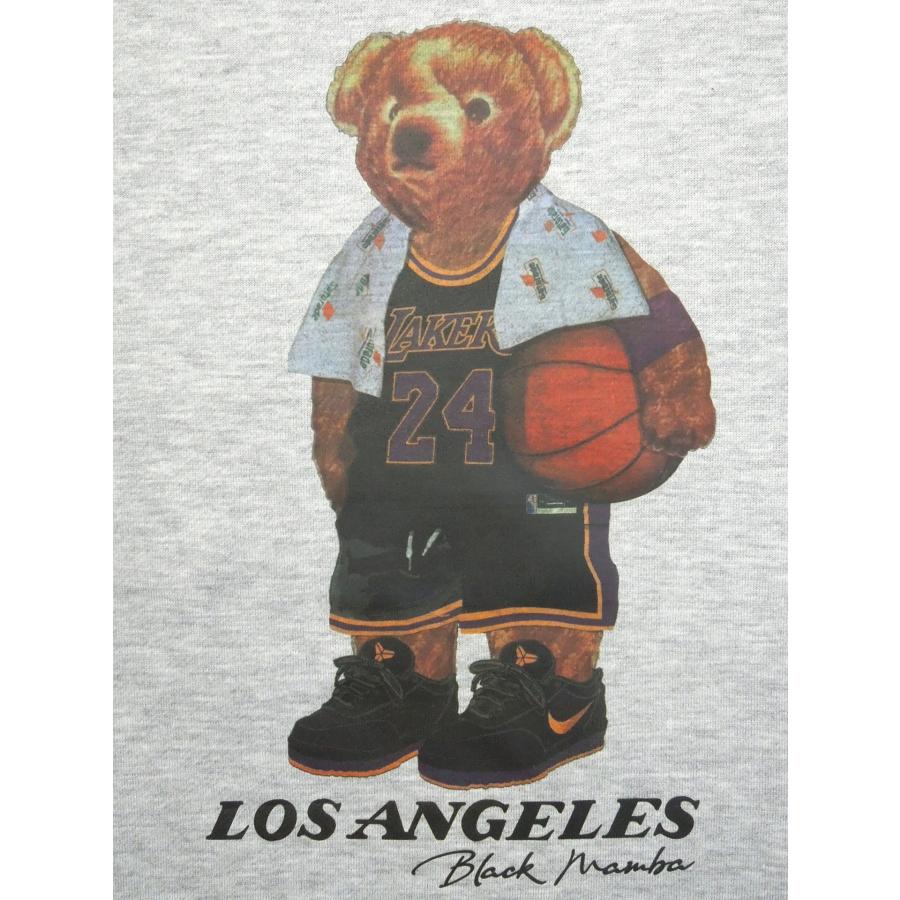 [MANIC DEE] LA24 BLACK JERSEY BEAR CREW SWEAT |  | 01
