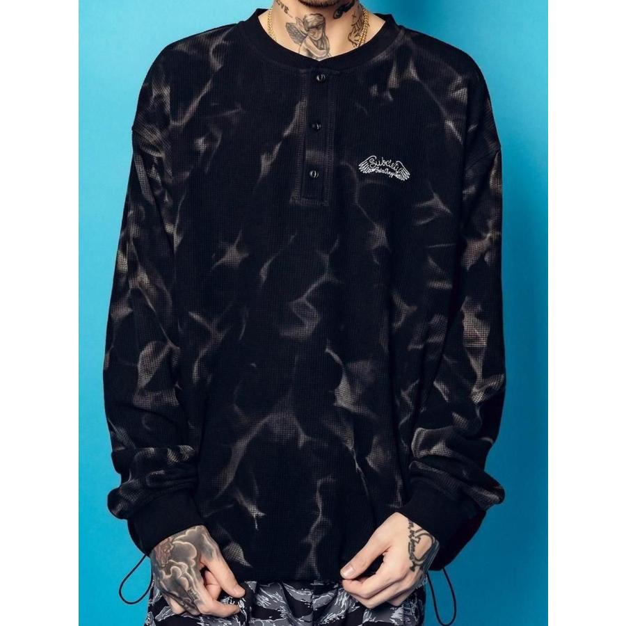[SUBCIETY] HENRY NECK WAFFLE L/S TEE |  | 07