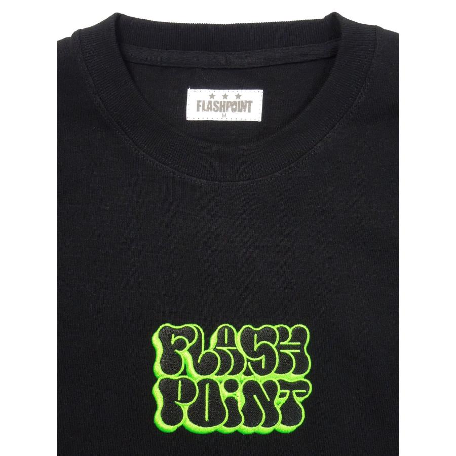 [FLASH POINT] BOMB EMB Magnum Weight Big L/S TEE(BK/WH) |  | 03