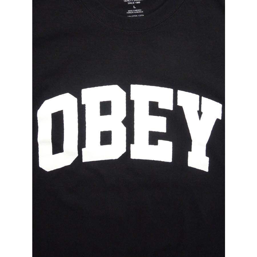 [OBEY] OBEY COLLEGIATE TEE(BK/NV/WH) |  | 01
