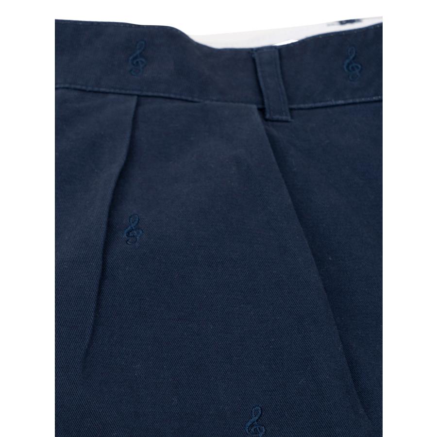 [INTERBREED] Embroidered Tuck Shorts |  | 02