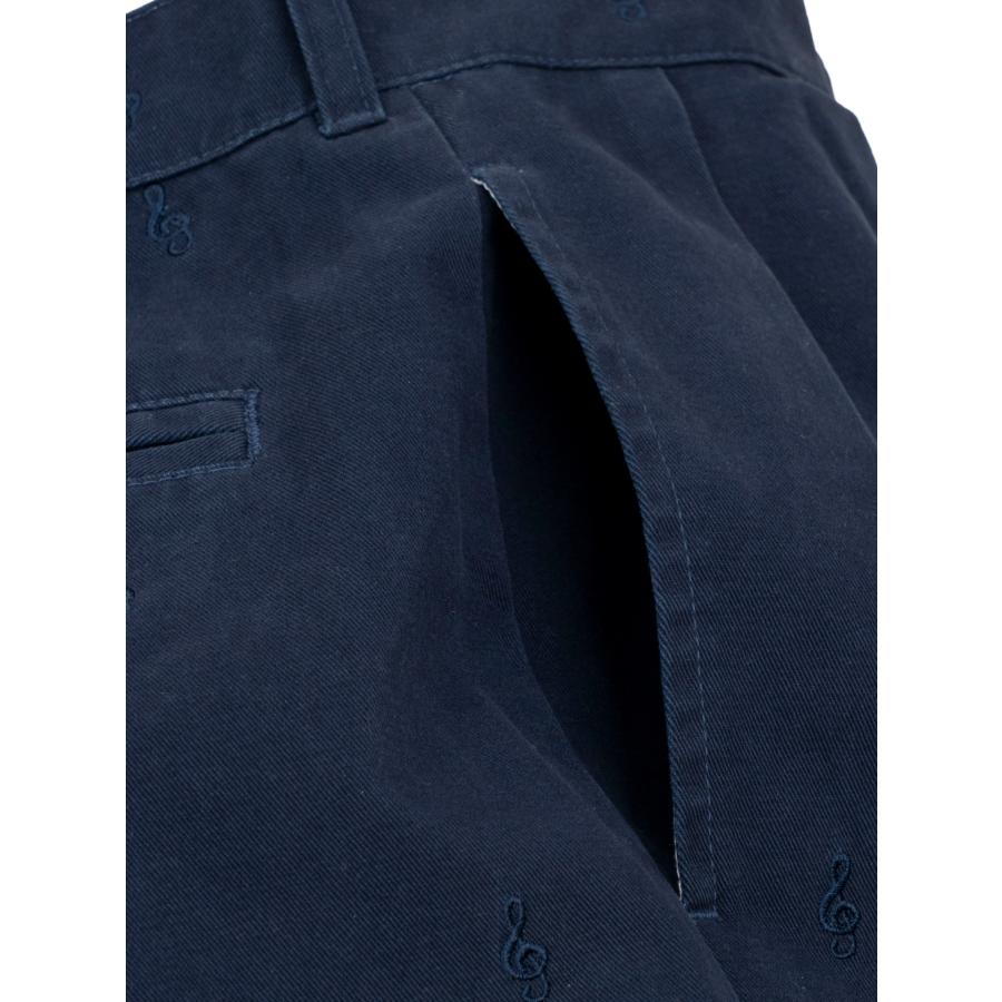 [INTERBREED] Embroidered Tuck Shorts |  | 03