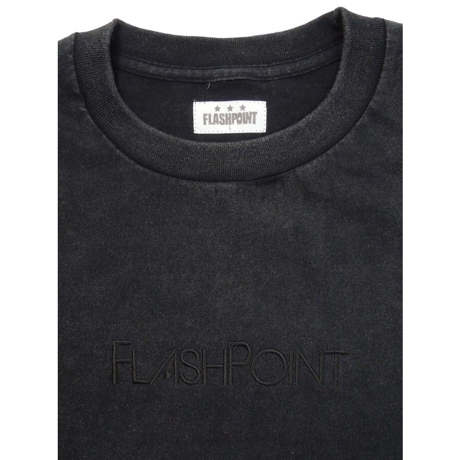 [FLASH POINT] NEW LOGO FADE WASH Tee(BK/NV/GR) |  | 03