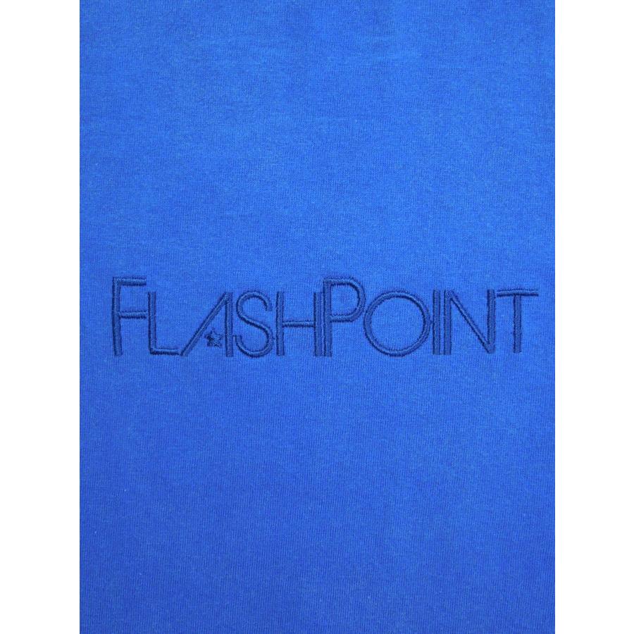[FLASH POINT] NEW LOGO FADE WASH Tee(BL/YE) |  | 01