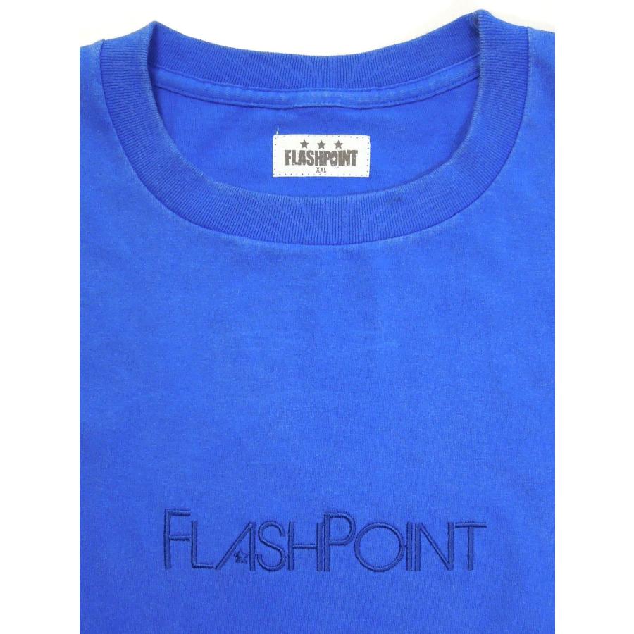 [FLASH POINT] NEW LOGO FADE WASH Tee(BL/YE) |  | 03