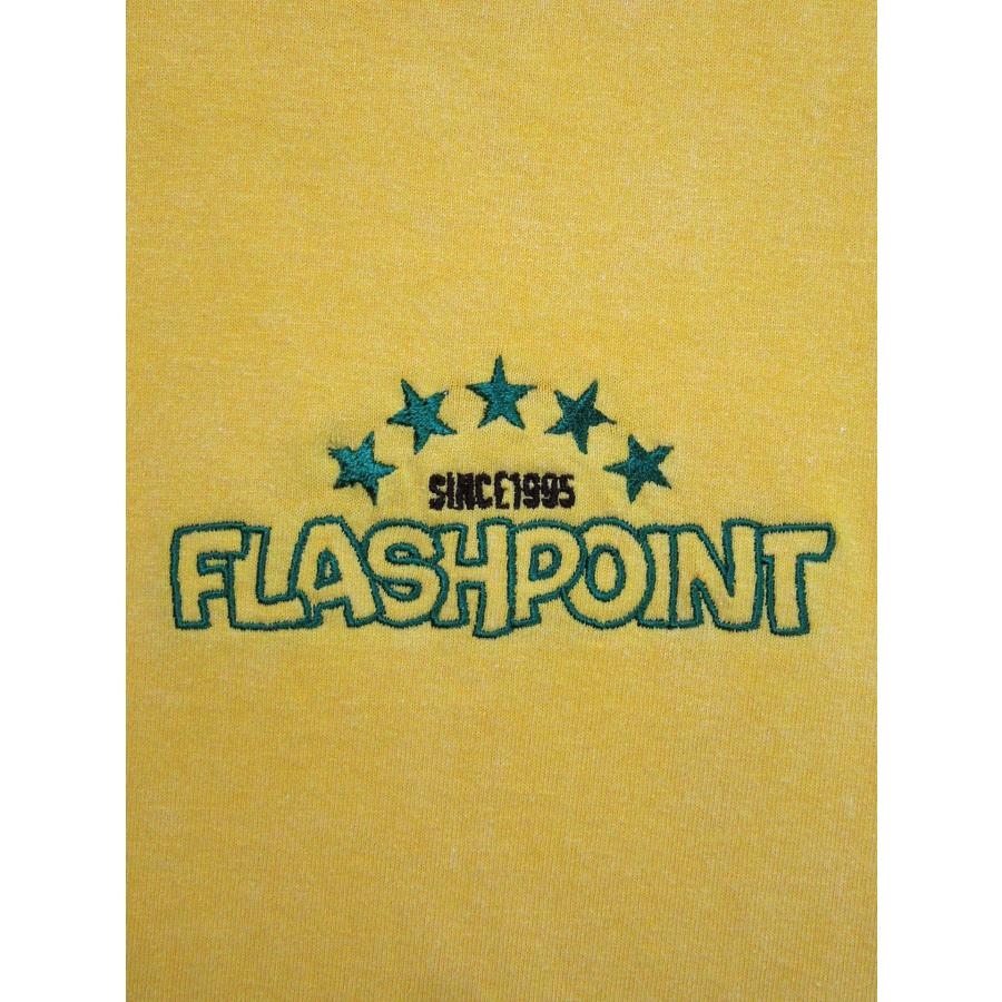 [FLASH POINT] COLLEGE LOGO FADE WASH Tee(BL/GR/YE) |  | 02