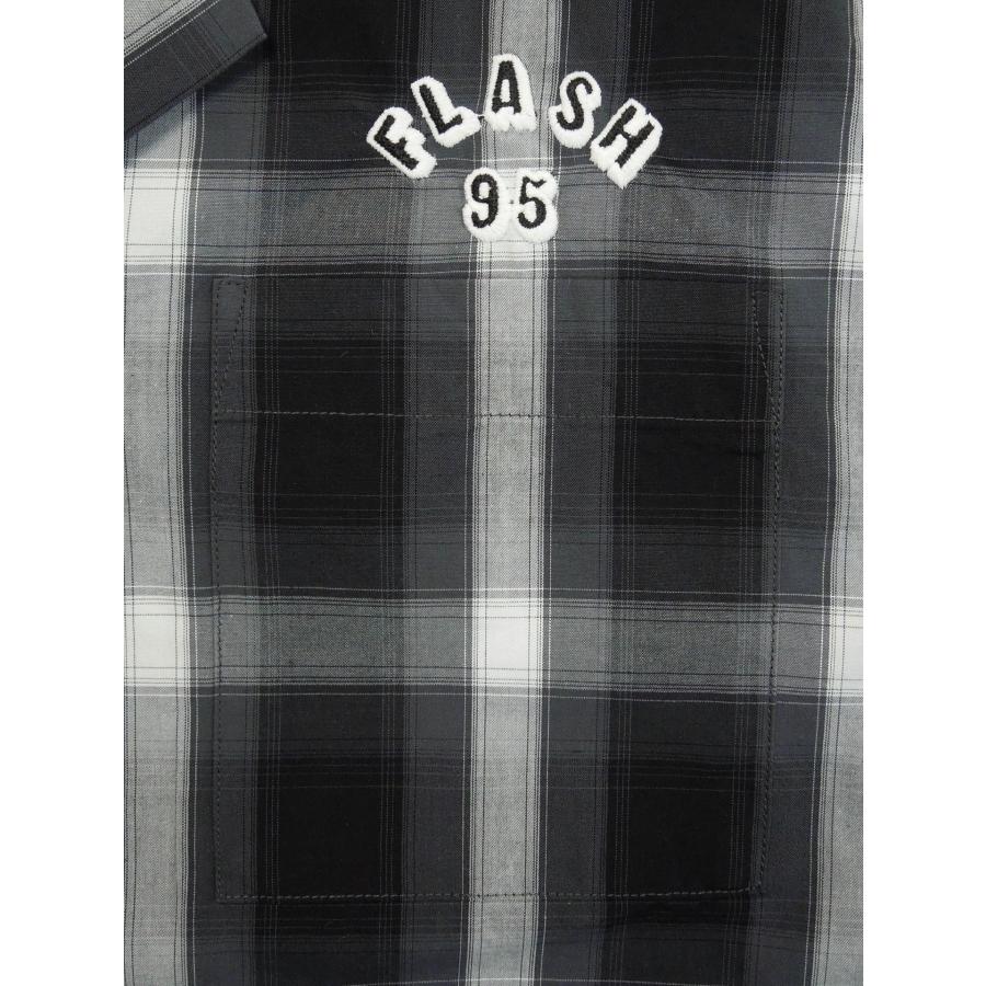 [FLASH POINT] FLASH 95 ARCH LOGO OMBRE CHECK SHIRT |  | 01