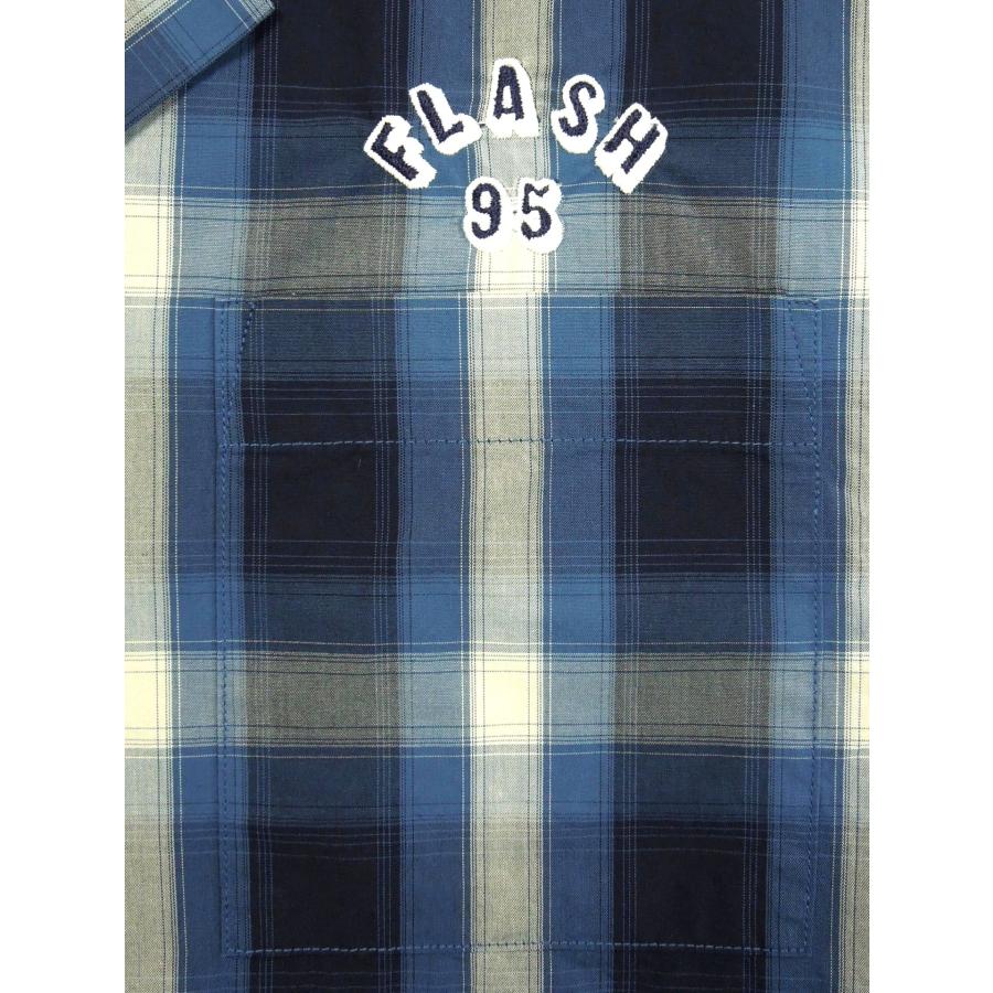 [FLASH POINT] FLASH 95 ARCH LOGO OMBRE CHECK SHIRT |  | 02