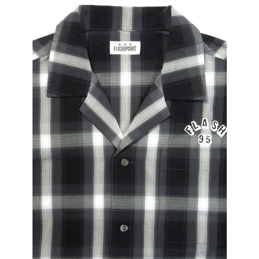 [FLASH POINT] FLASH 95 ARCH LOGO OMBRE CHECK SHIRT |  | 03