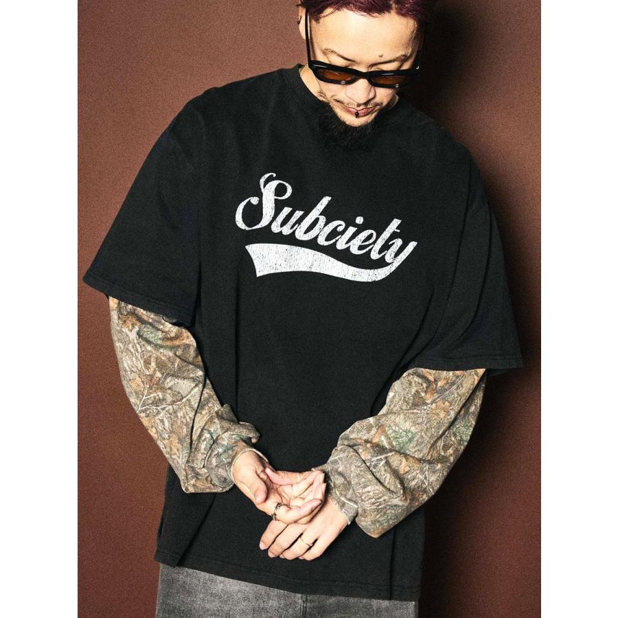 [SUBCIETY] WASHED LAYERED TEE |  | 07