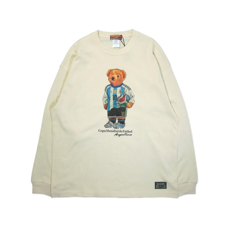 [MANIC DEE] CDMF ARGENTINA BEAR ULTRA HEAVY L/S TEE | 