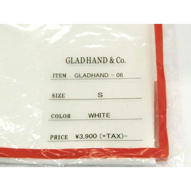 新品 グラッドハンド GLAD HAND 型番06　パックTEE  Vネック ポケット 半袖　管理001 半袖シャツ white S｜flat-sendai｜02