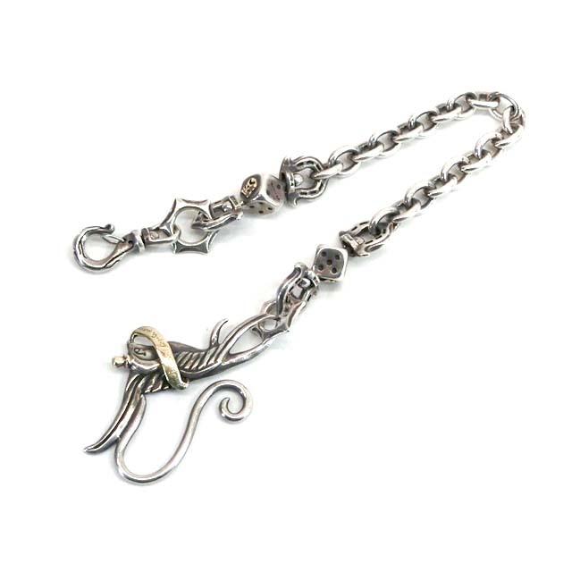 ガルシア galcia ウォレットチェーン スワロー デビルダイス サイコロ