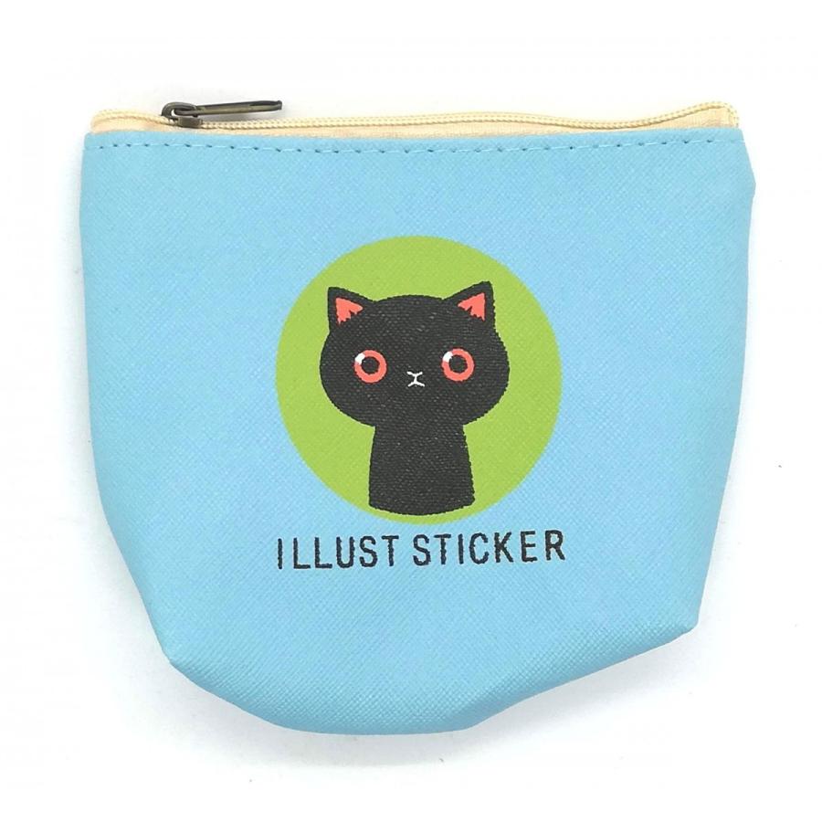 ねこのカラフルミニポーチ かわいい 小銭入れ レディース キッズ マスクケース おしゃれ 猫 小物入れ 小さめ 携帯 安い Fssfsba01 くろねこらいふ 通販 Yahoo ショッピング