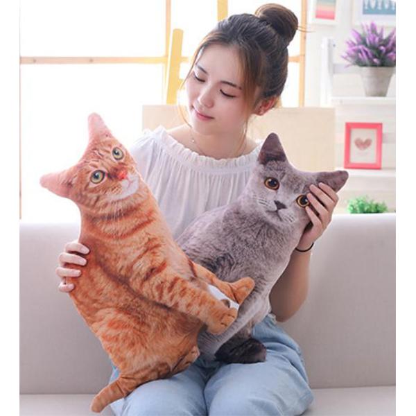 リアルねこクッション 50cm おしゃれ ふわふわ 猫 抱き枕 プレゼント 誕生日 クリスマス ギフト Fsshme くろねこらいふ 通販 Yahoo ショッピング
