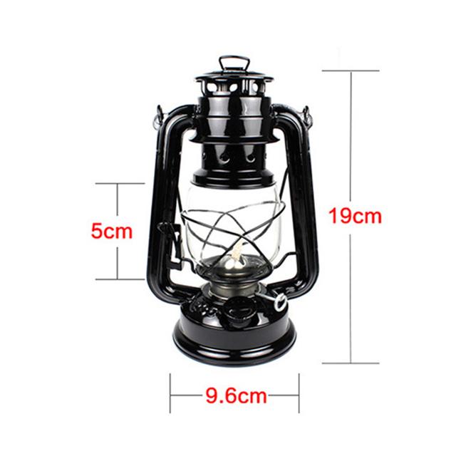 19/25センチメートルキャンプオイルランプレトロ屋外灯油ランプランタン地中海スタイルの装飾テーブルライト装飾キャンプ用品｜flat-store｜28