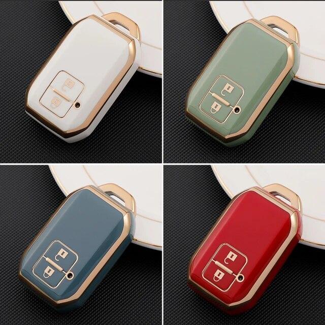 New Electroplated TPU Car Key Case for Suzuki Spacia MK53S Jimny Sierra Swi｜flat-store｜17