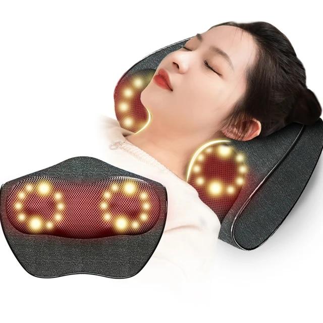 Xingpai-電動マッサージクッション,2つのボタンとボタン付きの3Dヘッド,首用,背中のマッサージ枕,指圧装置,メンテナンス,健康｜flat-store｜05