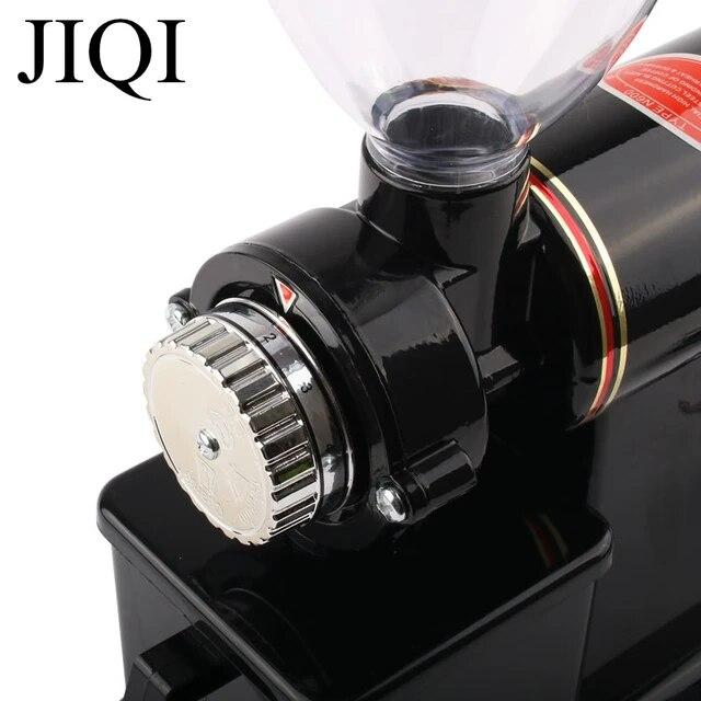 Jiqi-電気コーヒーグラインダー,豆用,厚さ調節可能,フラットバー用,220v/110v,EU｜flat-store｜05