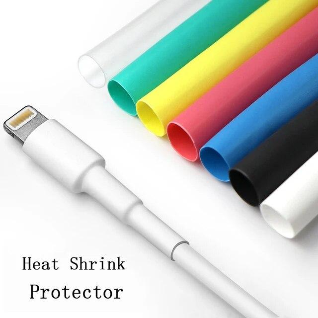 Apple用USBケーブルプロテクター,熱収縮チューブ,iPhone用USBケーブル,ワイヤーオーガナイザーワインダー,56 78 x xr xs,5｜flat-store｜09