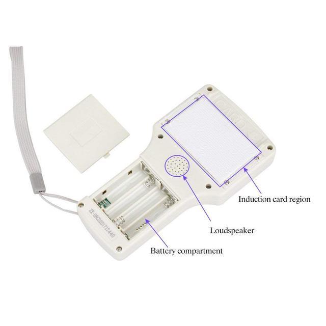 英語10周波数rfidリーダライタコピー機デュプリケーターic/id用のusbケーブルと125 125khzの13.56mhzカード液晶画面用｜flat-store｜08