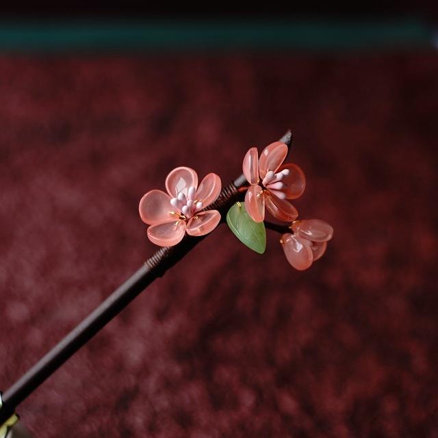 サンダルウッド-木製の花の形をしたヘアクリップ,手作りのオイルクリップ,レトロな中国の漢のヘアアクセサリー,ジュエリー｜flat-store｜18