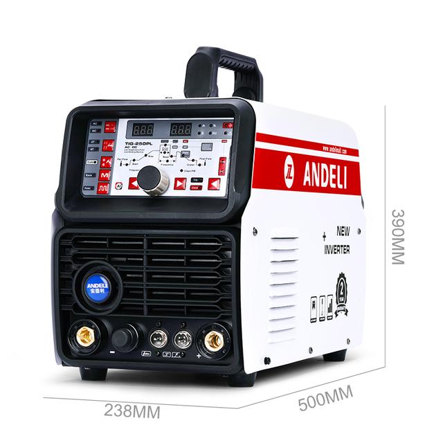 Andeli TIG-250PL-アルミニウム溶接機,DC,コールド溶接機,220v｜flat-store｜13