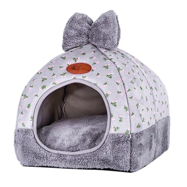 ペット用の柔らかいベッド,穴のあるウサギのデザインの猫の家,暖かい,持ち運び可能,取り外し可能,洗える,猫用のトイレ,子犬用のトイレ｜flat-store｜11