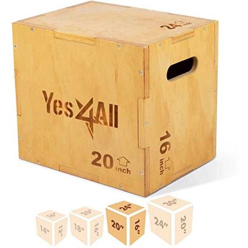 売れ筋がひクリスマスプレゼント イエスフォーオール Yes4all プライオボックス 木製 ジャンプボックス ウッド コンディショニング ジャンプ台 ステップ台 51cm Originaljustturkey Com