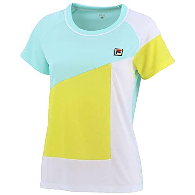 フィラ テニス テニスシャツ ゲームシャツ VL2287 レディース ミントグリーン M 日本最大のブランド