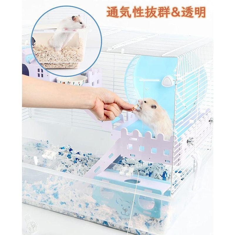 人気海外一番 ハムスターケージ 飼育ケージ 小動物ケージ 可愛い 3階 滑り止め 贅沢セット ハムスター回し車 持ち運びやすい 回し車 給水ボトル バスル Www Ahmedalqadasi Com