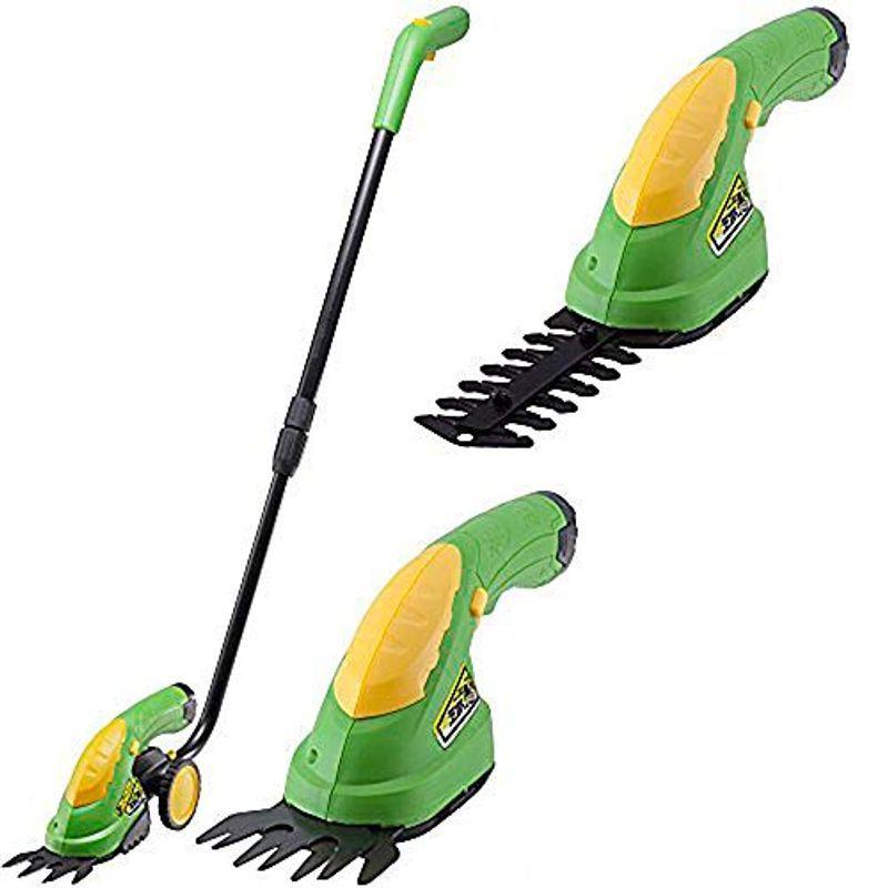 Ifudo 業務 産業用 本格充電式コードレス 2way芝刈り機 電動 ハンディ 芝生 庭木のお手入れ1台でｏｋ 芝刈機 カット 生垣の剪定 キワ刈り 芝 芝刈機 草刈機 刈払機 ふらっと商店街