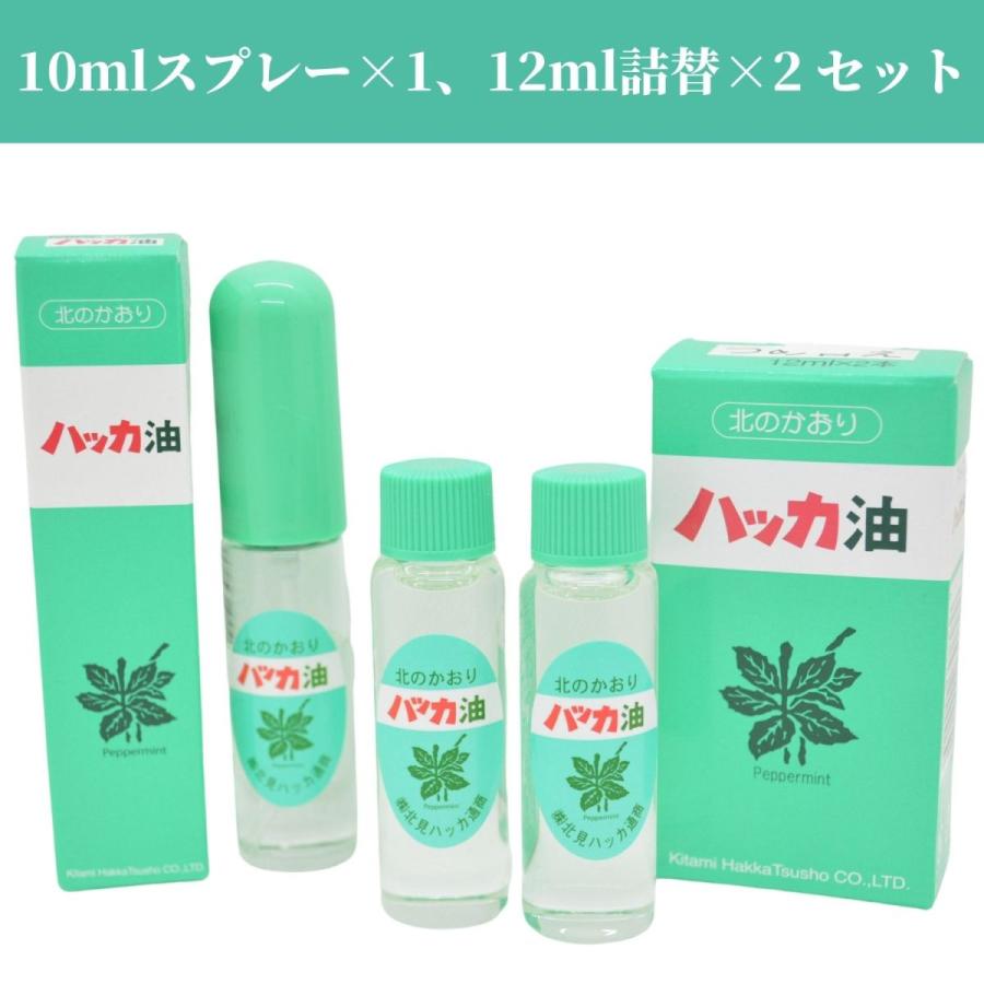 1051円 代引不可 北見ハッカ通商 ハッカ油 付け替え用 12ml 2本