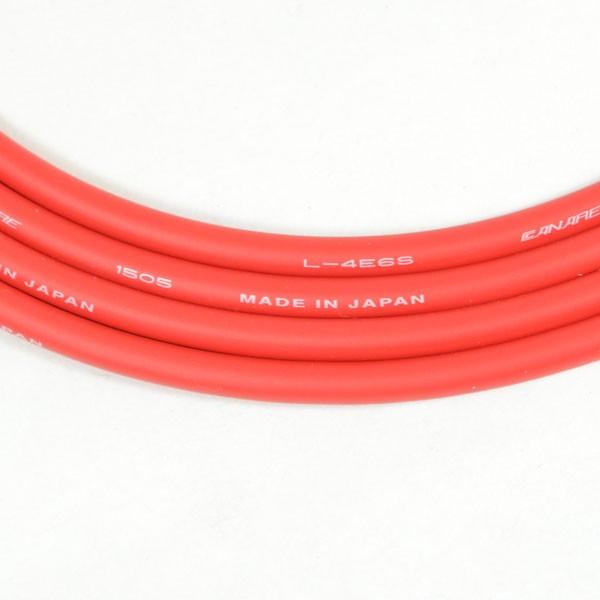 CANARE カナレ L-4E6S 赤 RCAピンケーブル Amphenol ACPL-C 2本ペアセット 5m｜flattercable-kyoto｜04