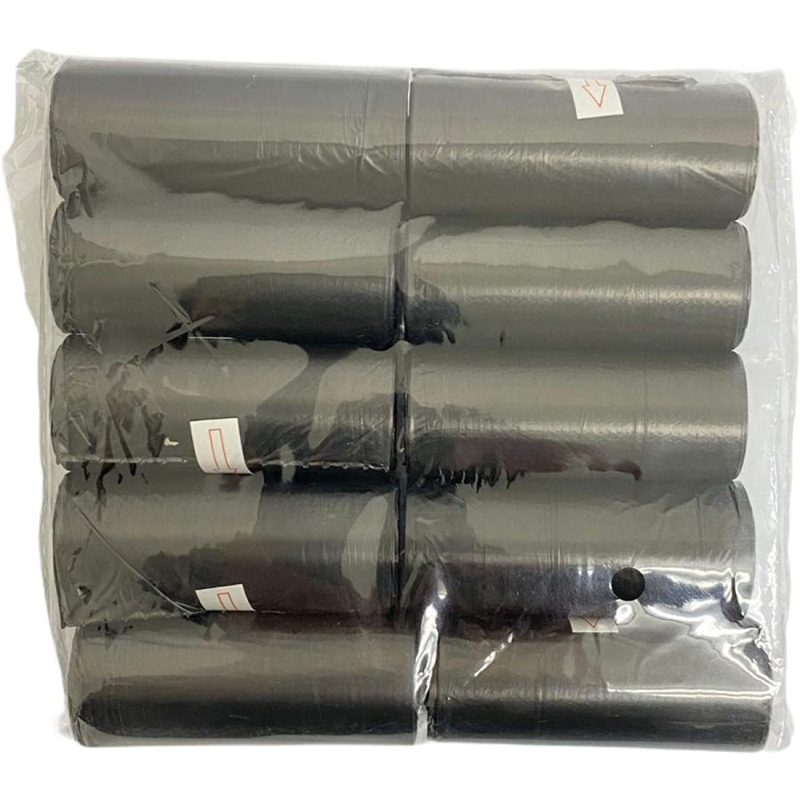 取替用携帯ゴミ袋 ブラック 10個セット 1ロール 15枚 ウンチ袋