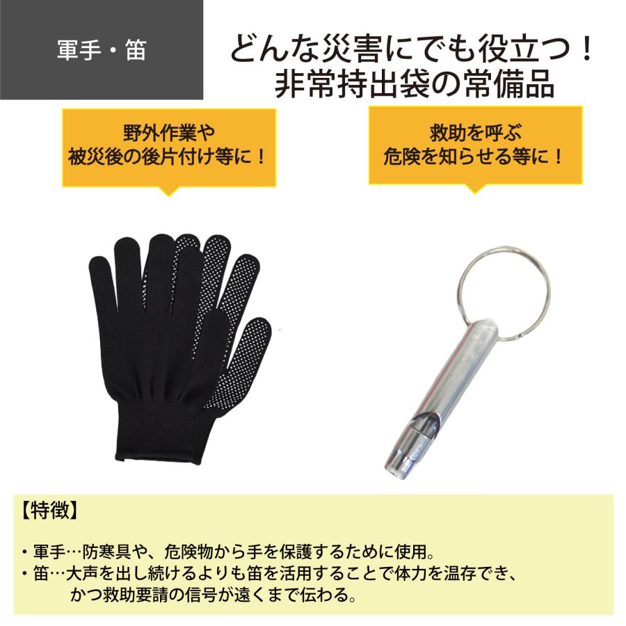 【無料定期便対象】基本の防災セット+救急セット 送料込 地震対策 災害備蓄 防災用品 非常用持出袋 防災リュック｜flava2020｜17