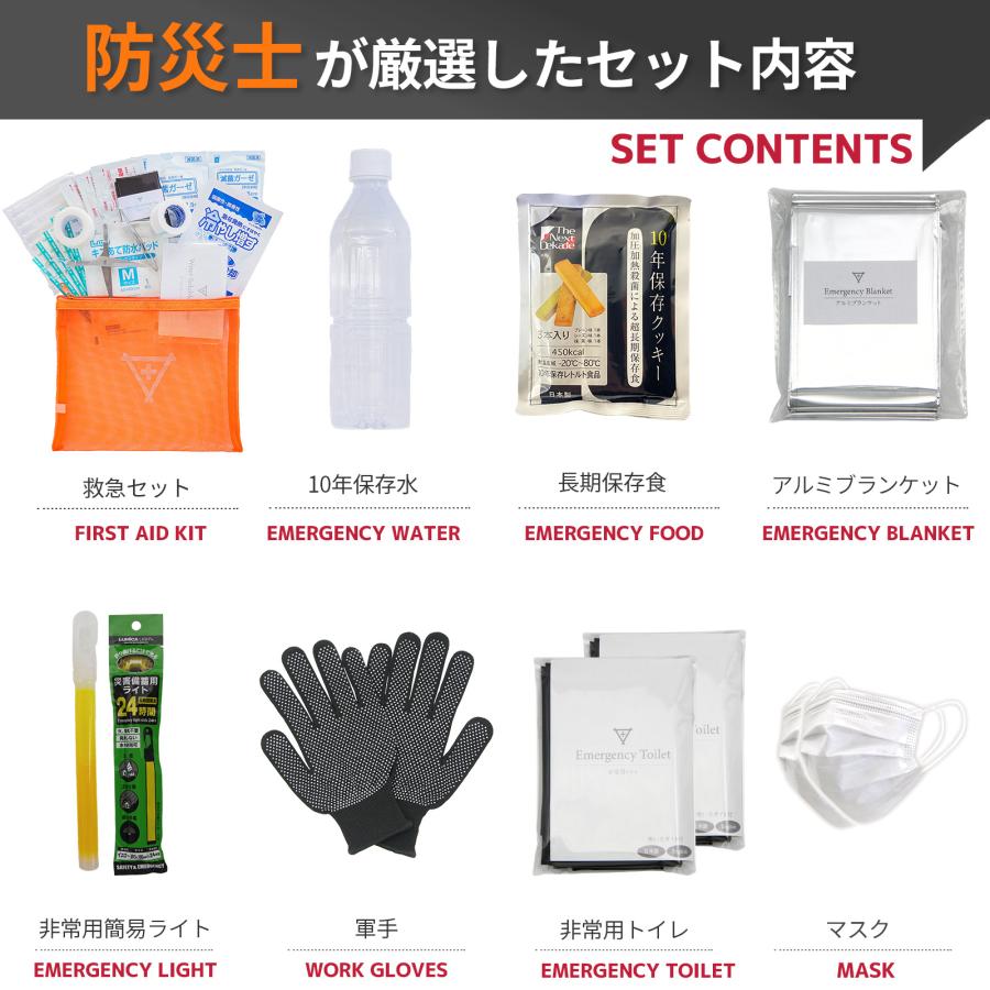 基本の防災セット 救急セット 送料込 地震対策 災害備蓄 防災用品 非常