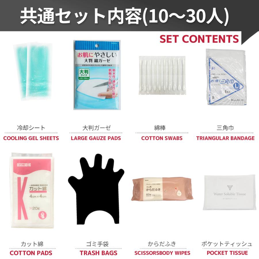 救急ボックスL-10 労働安全衛生規則対応 目安10人程度 ボックス型