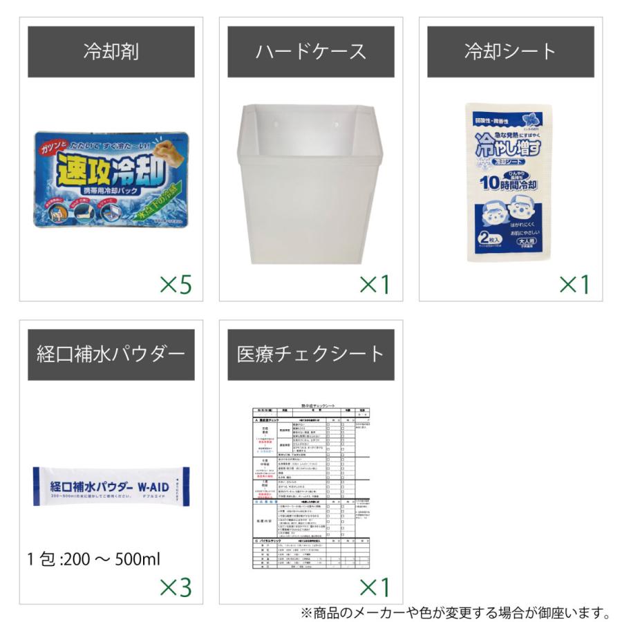 数量限定価格 冷却材をぶつけても安心プラケース付き 熱中症対策 詰替えセット 防災士監修 瞬間冷却剤 経口補水液 熱中症対策グッズ 熱中症対策セット Discoversvg Com