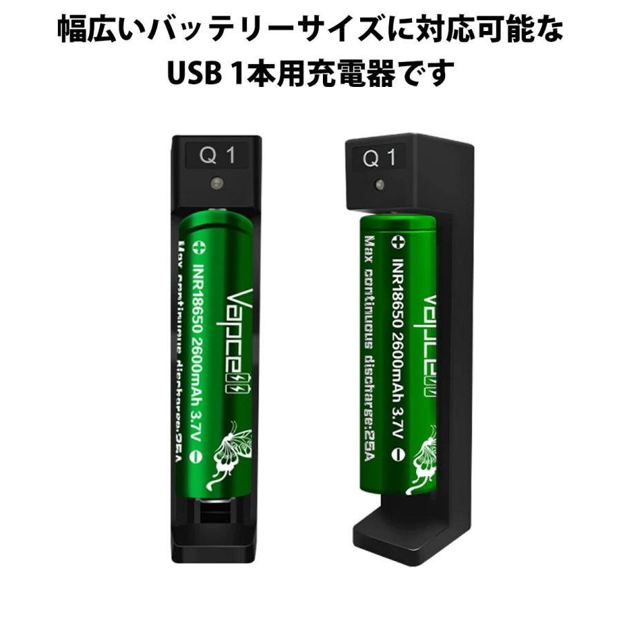 VAPCELL Q1 Charger 充電器 電子タバコ vape リチウムイオン