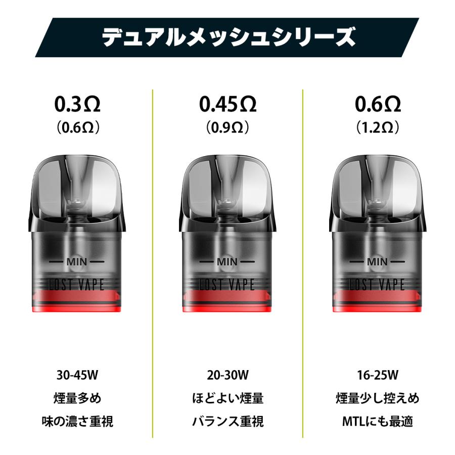 Lostvape E Plus Pod カートリッジ ロストべイプ イープラス ポッド