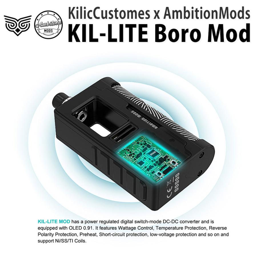 AmbitionMods KIL-LITE BORO MOD 60W アンビションモッズ キルライト